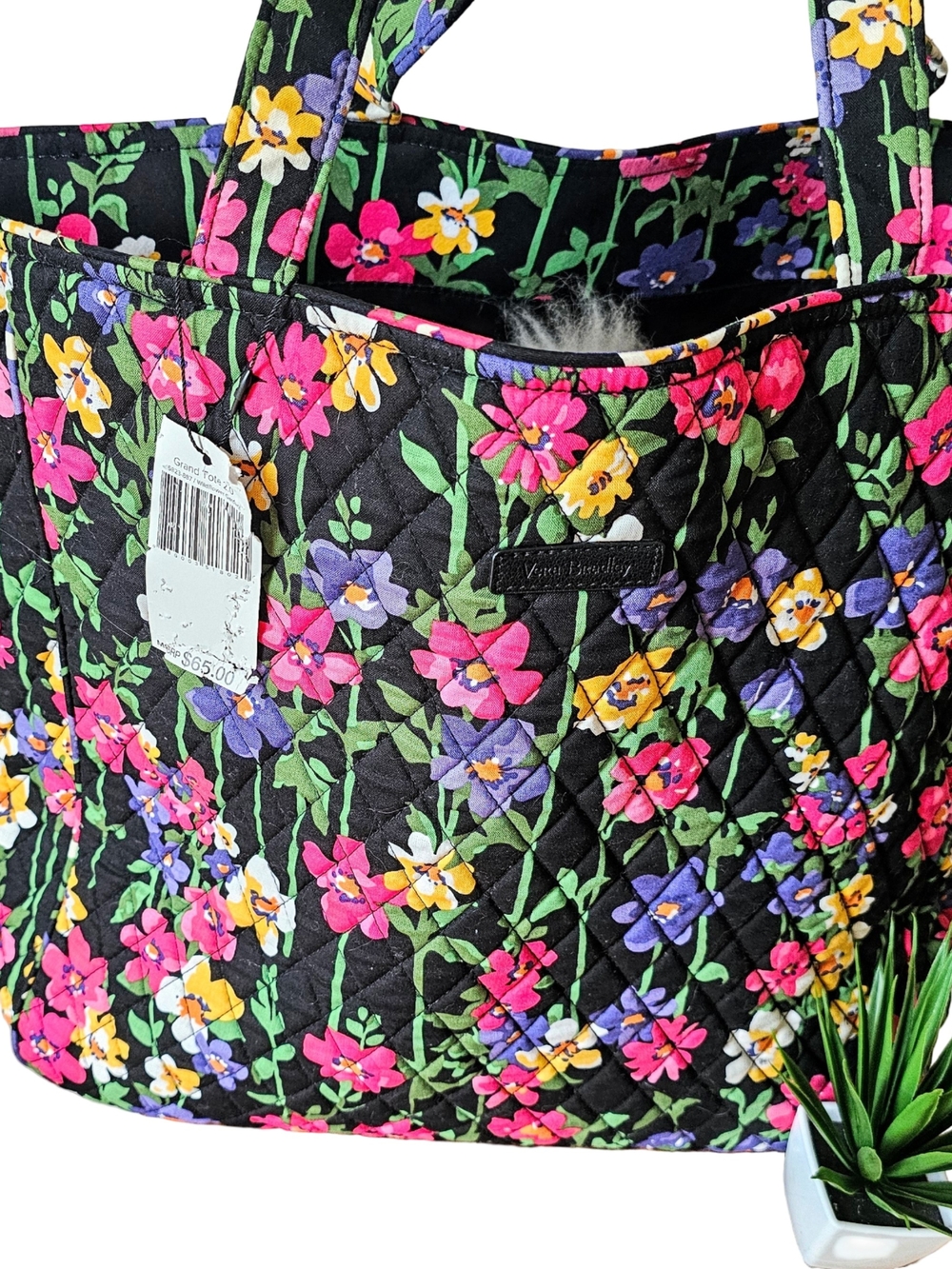 Vera Bradley "Wildflower" Large Travel Tote